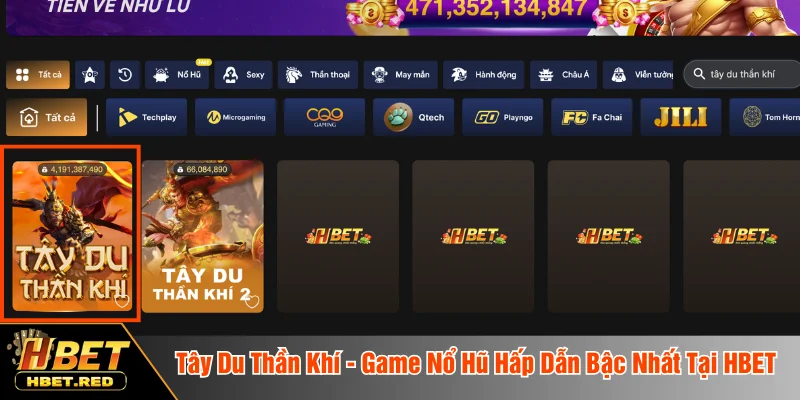 Tây Du Thần Khí - Game Nổ Hũ Hấp Dẫn Bậc Nhất Tại HBET Tây Du Thần Khí